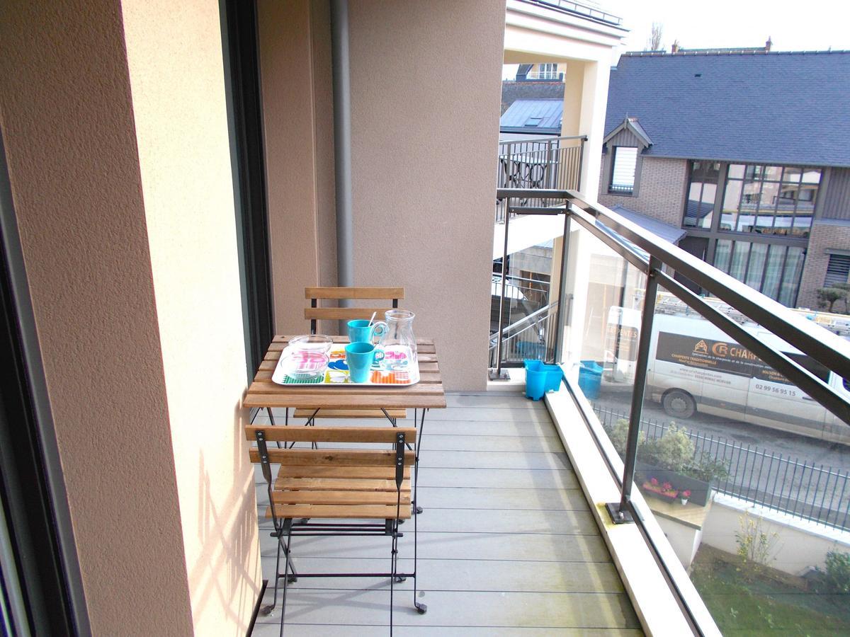 L'Agatte Dinard Appartement Garage Balcon Exterior photo